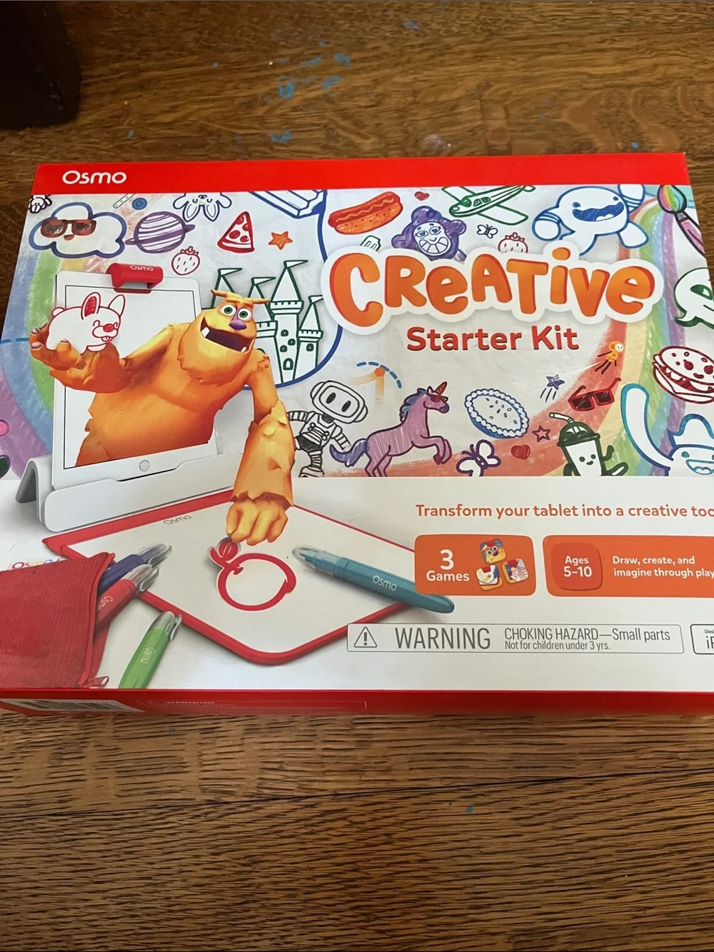 3 sets! Osmo Creative Starter kit, Genius Number Tiles, and Osmo Town Detective